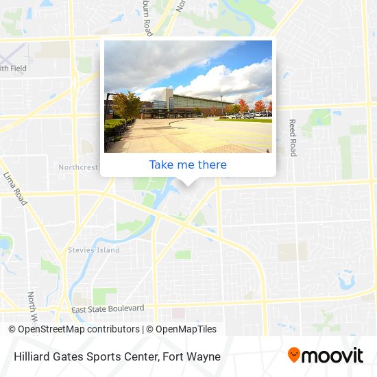 Mapa de Hilliard Gates Sports Center