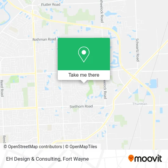 EH Design & Consulting map