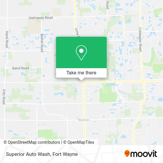 Superior Auto Wash map