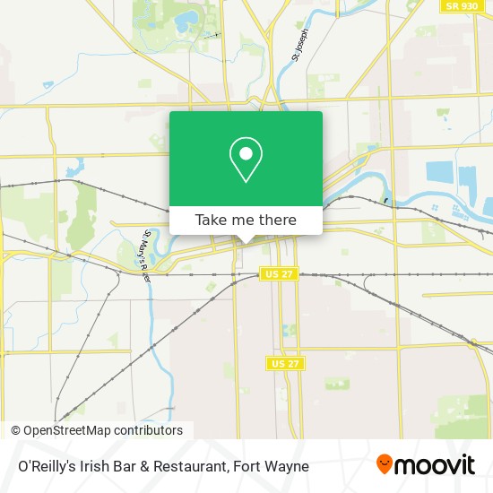 How To Get To O Reilly S Irish Bar Restaurant In Fort Wayne By Bus