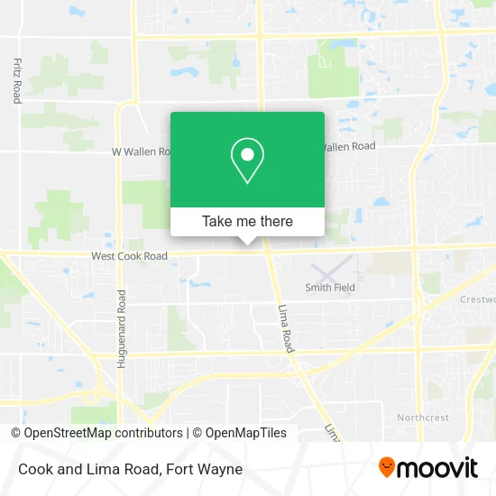 Cook and Lima Road map