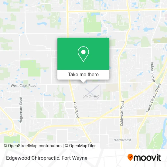 Edgewood Chiropractic map