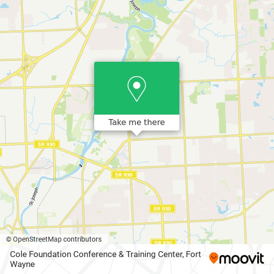 Mapa de Cole Foundation Conference & Training Center