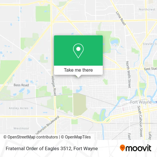 Mapa de Fraternal Order of Eagles 3512