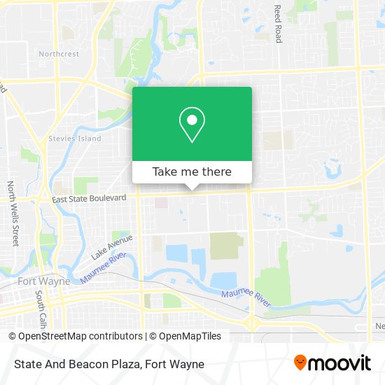 Mapa de State And Beacon Plaza