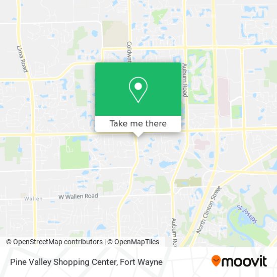 Mapa de Pine Valley Shopping Center