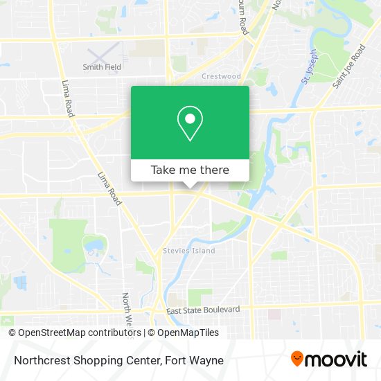 Mapa de Northcrest Shopping Center