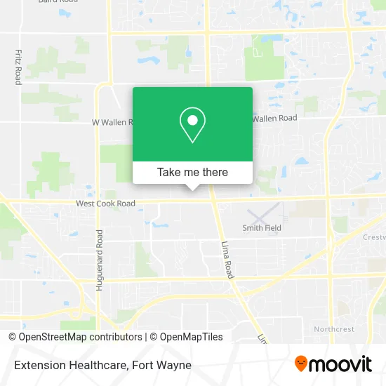 Extension Healthcare map