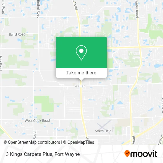 3 Kings Carpets Plus map