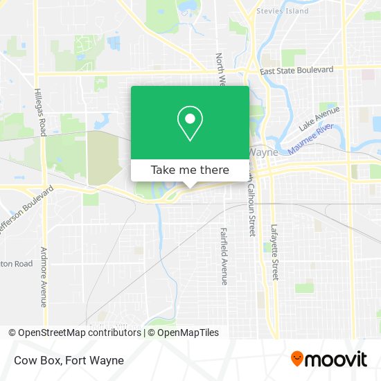 Mapa de Cow Box