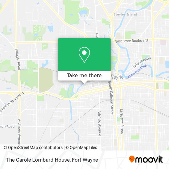 Mapa de The Carole Lombard House