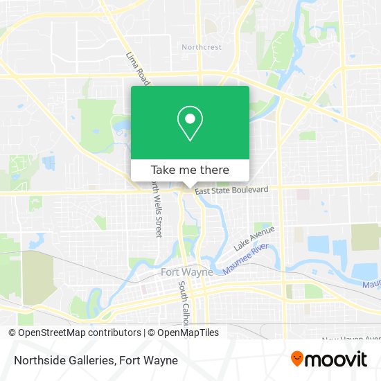 Northside Galleries map