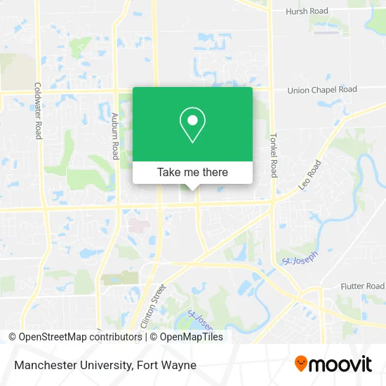 Mapa de Manchester University