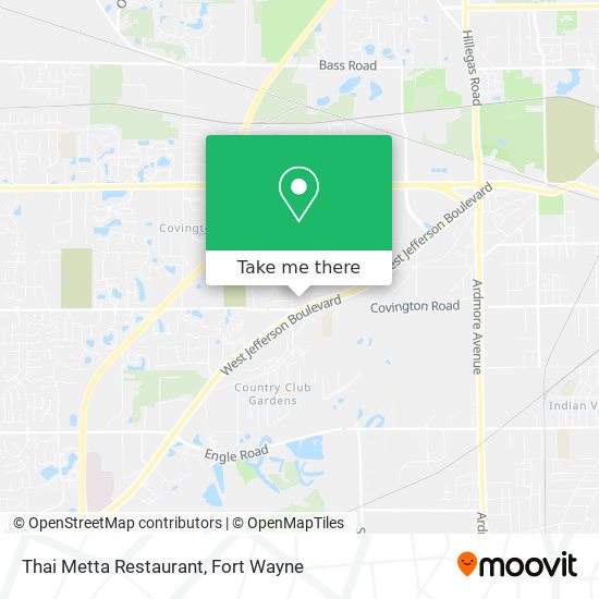 Mapa de Thai Metta Restaurant