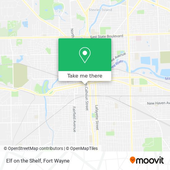 Elf on the Shelf map