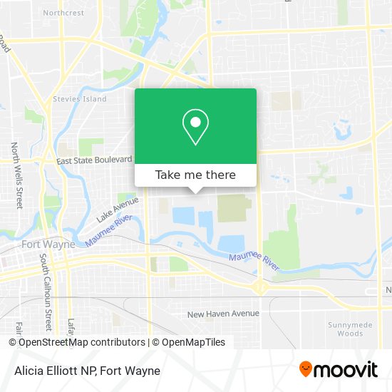 Mapa de Alicia Elliott NP