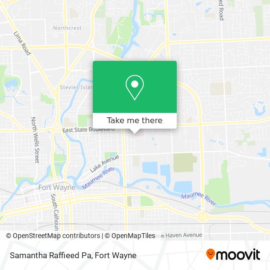 Samantha Raffieed Pa map