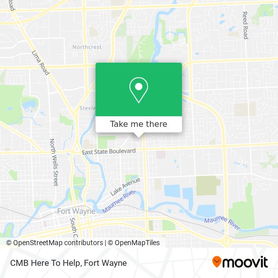 CMB Here To Help map