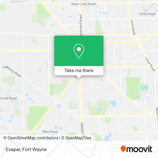 Evapar map