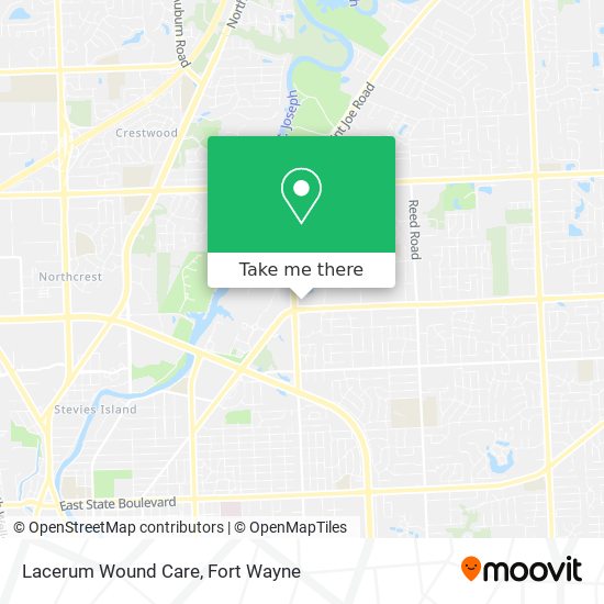 Lacerum Wound Care map