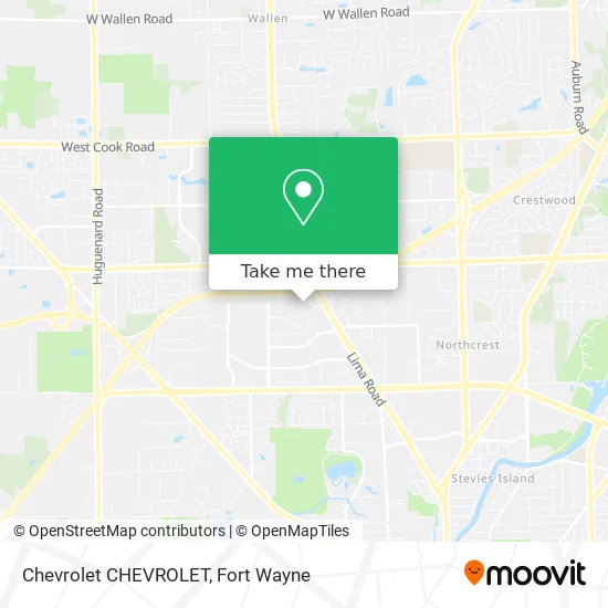 Chevrolet CHEVROLET map