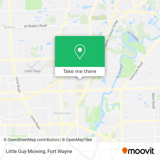 Little Guy Mowing map