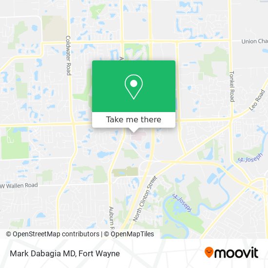 Mapa de Mark Dabagia MD