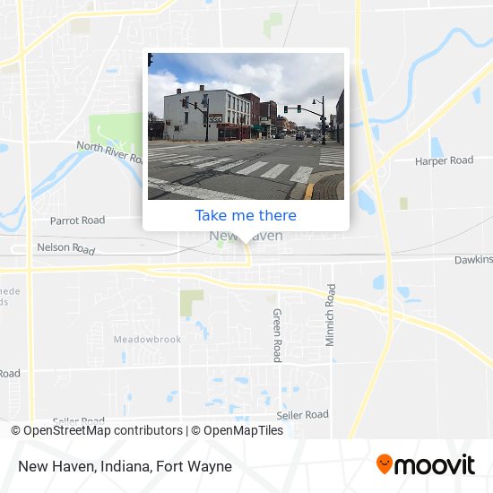 New Haven, Indiana map