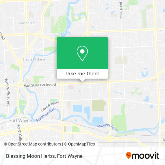 Blessing Moon Herbs map
