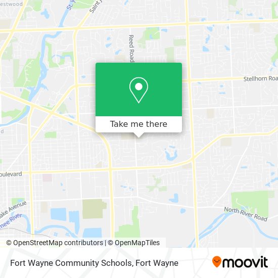 Mapa de Fort Wayne Community Schools