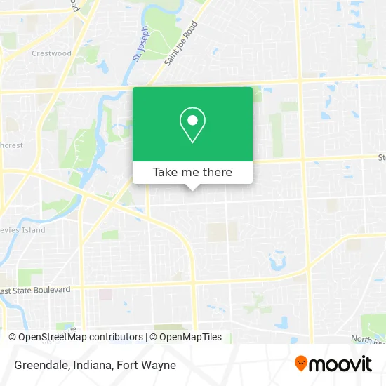 Greendale, Indiana map