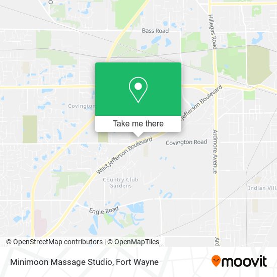 Mapa de Minimoon Massage Studio