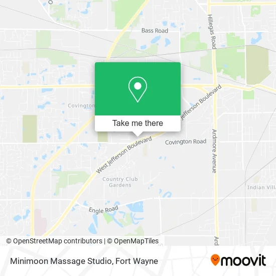 Minimoon Massage Studio map