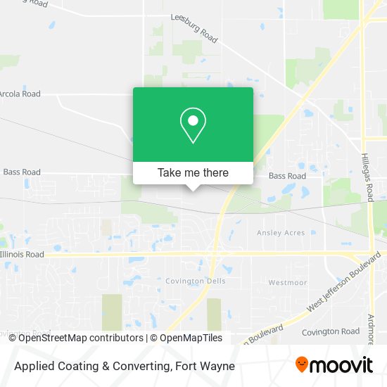 Applied Coating & Converting map