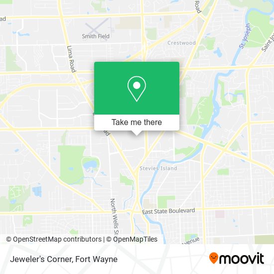 Jeweler's Corner map