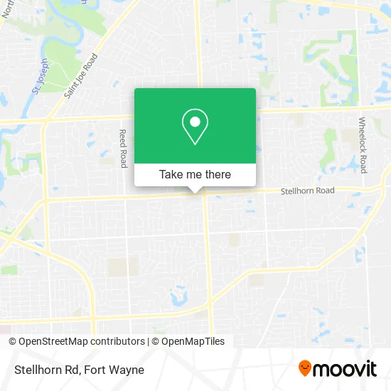Mapa de Stellhorn Rd