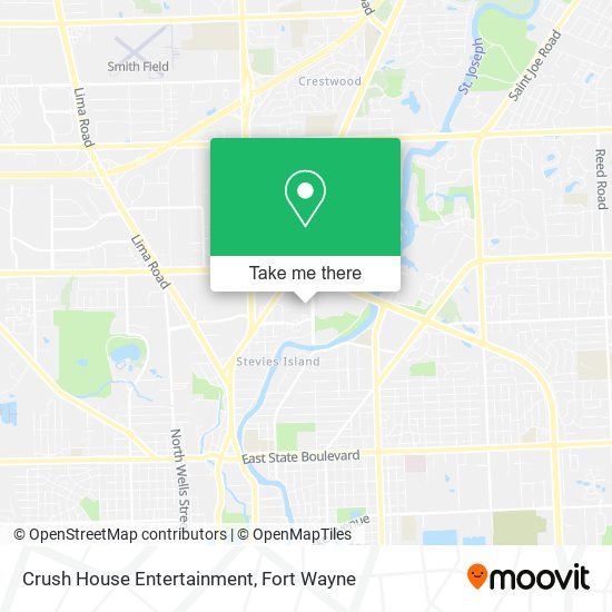 Mapa de Crush House Entertainment