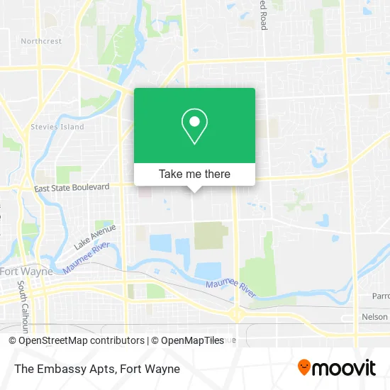 Mapa de The Embassy Apts