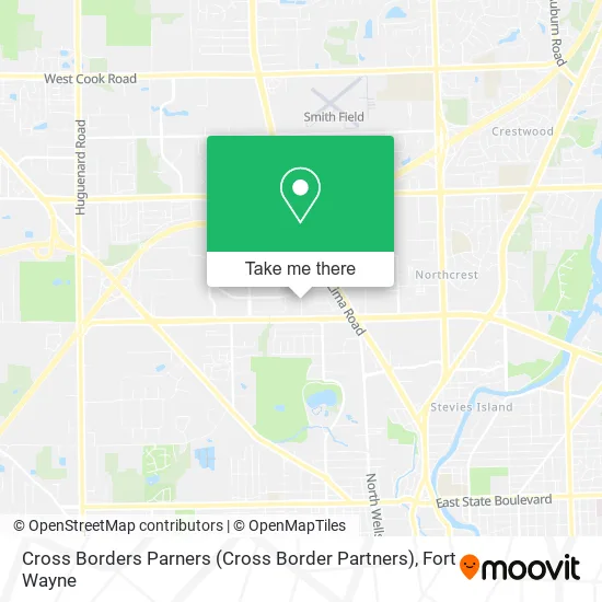 Mapa de Cross Borders Parners (Cross Border Partners)