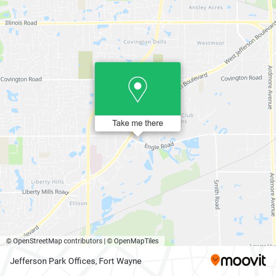 Mapa de Jefferson Park Offices