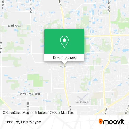 Lima Rd map