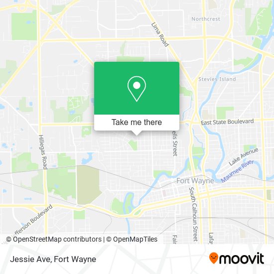 Mapa de Jessie Ave
