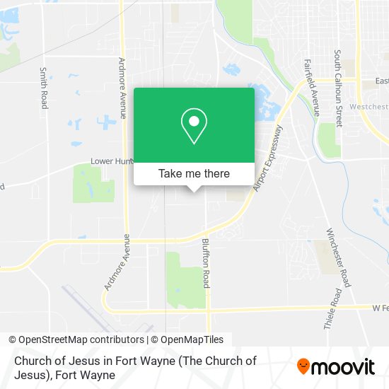 Church of Jesus in Fort Wayne (The Church of Jesus) map