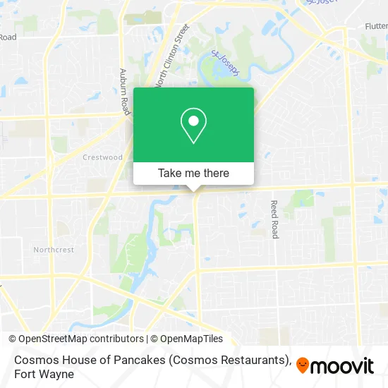 Cosmos House of Pancakes (Cosmos Restaurants) map