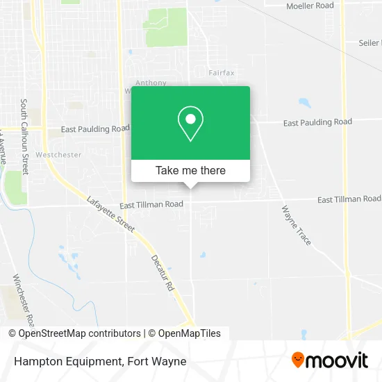 Mapa de Hampton Equipment