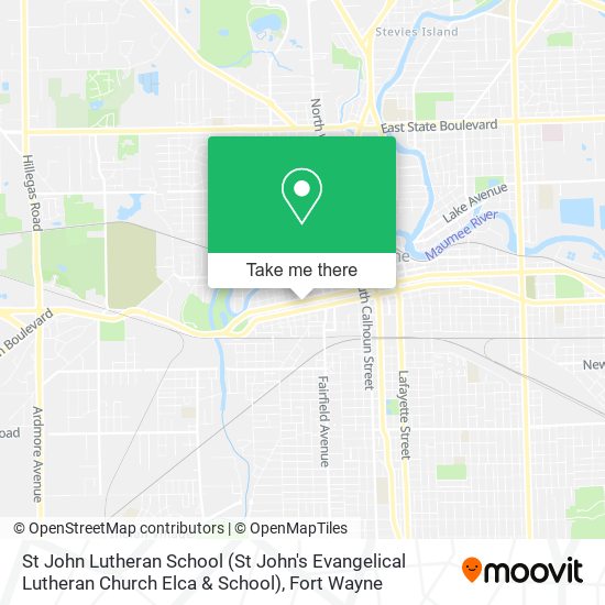 Mapa de St John Lutheran School (St John's Evangelical Lutheran Church Elca & School)