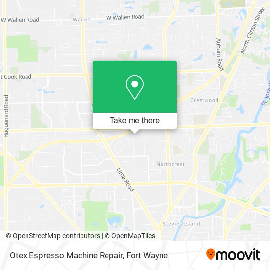 Otex Espresso Machine Repair map