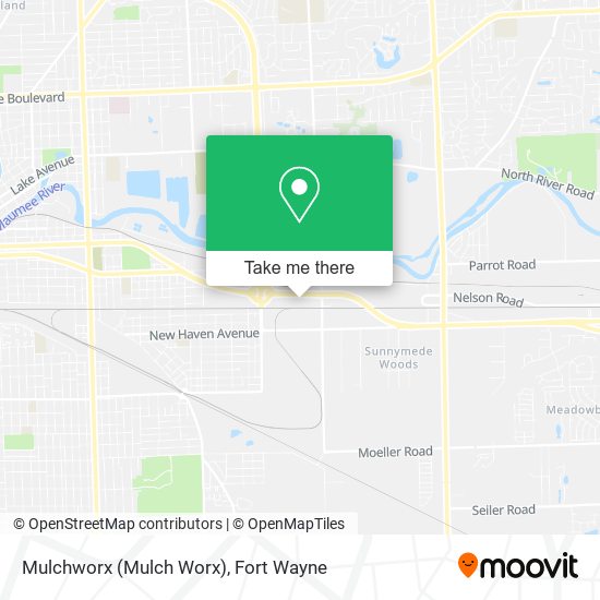 How to get to Mulchworx Mulch Worx in Fort Wayne by Bus