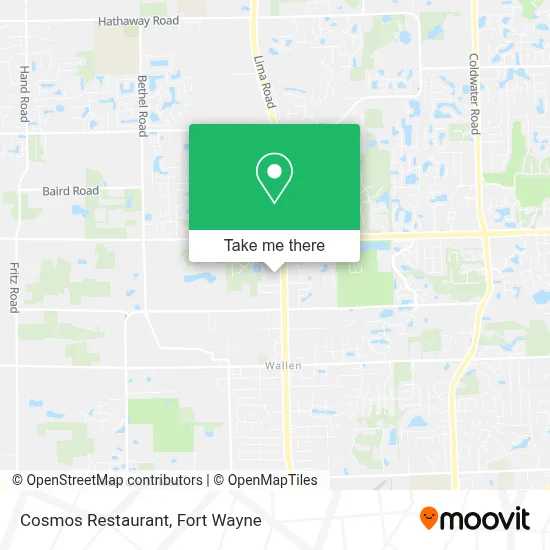 Cosmos Restaurant map
