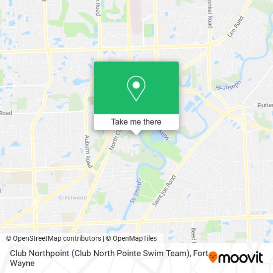 Mapa de Club Northpoint (Club North Pointe Swim Team)